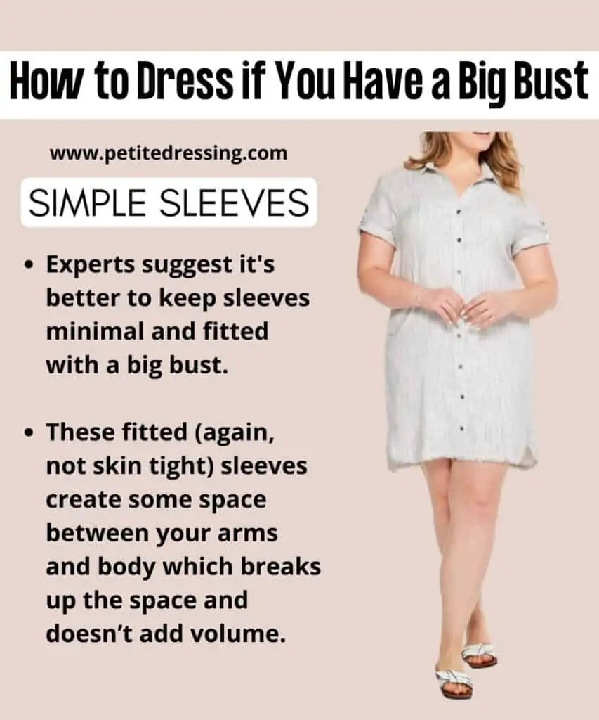 How to Dress if You have Large Breasts 