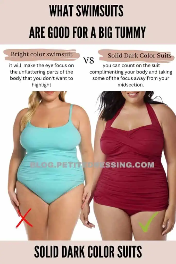 Bathing suits cheap for large belly