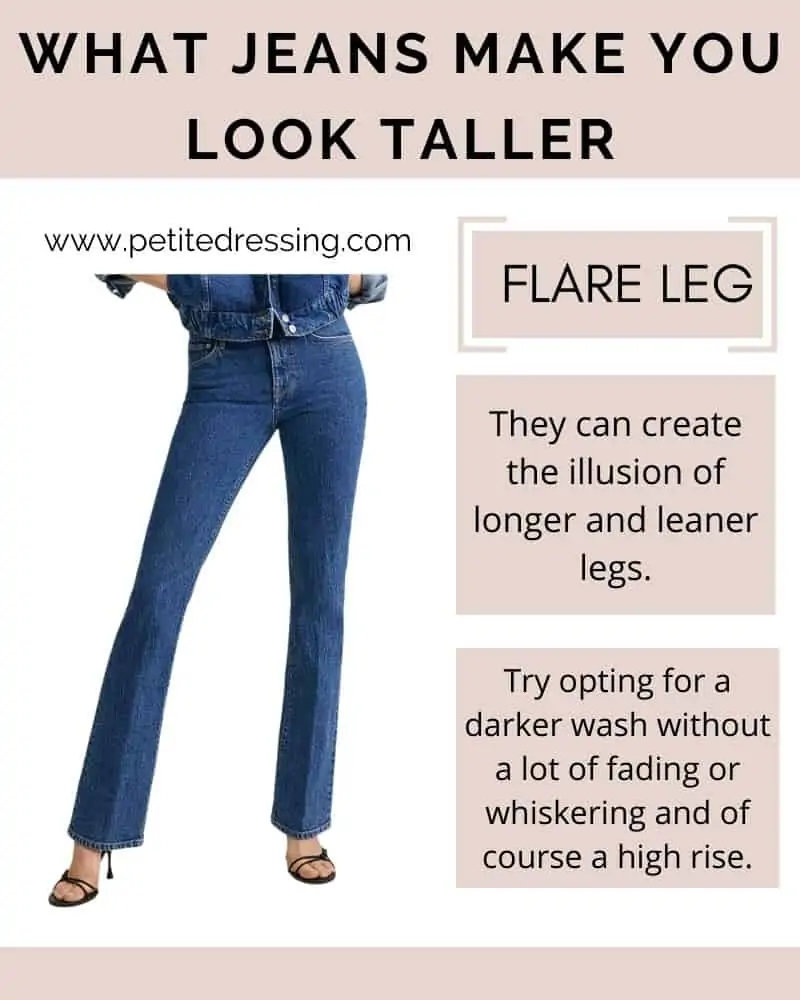 Easy ways to look taller in jeans