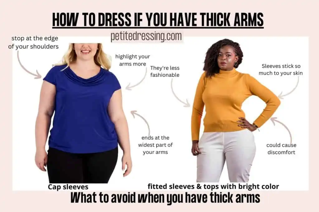 HOW TO DRESS THICK ARMS-AVOID 1