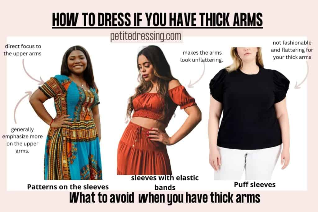 HOW TO DRESS THICK ARMS-AVOID 2