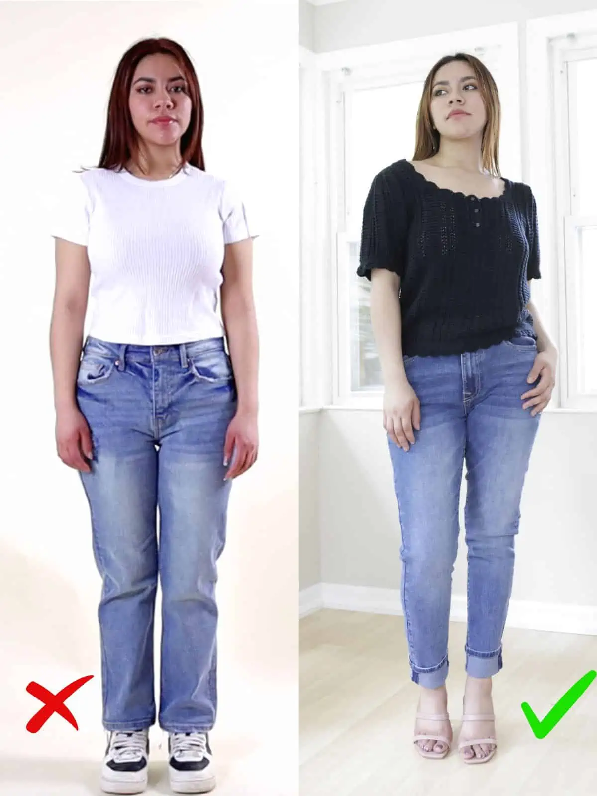Petite Dressing - If you are short and busty, it's quite a challenge to  dress your shape. Here are some of the best ways to dress petite women with  large busts! #petitewithlargebust #