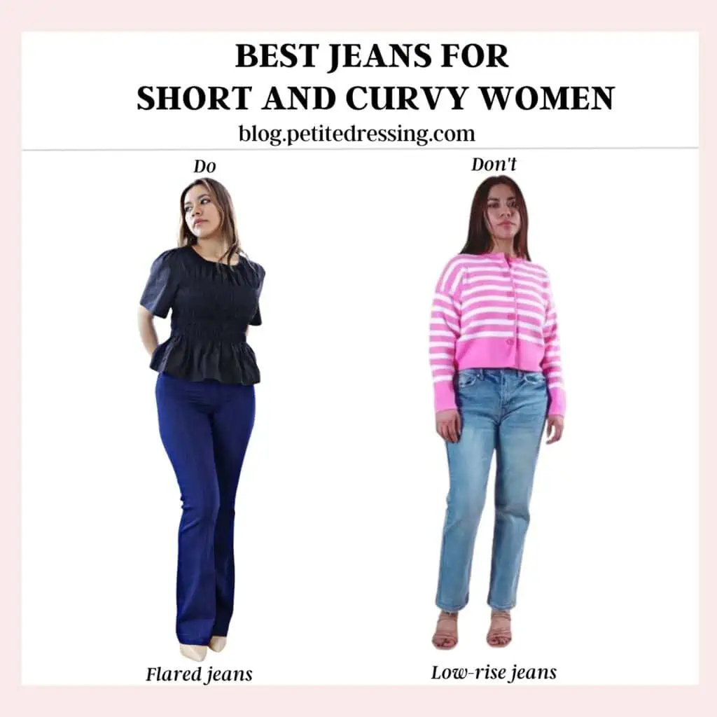 The Jeans Guide for Short and Curvy Women - Petite Dressing