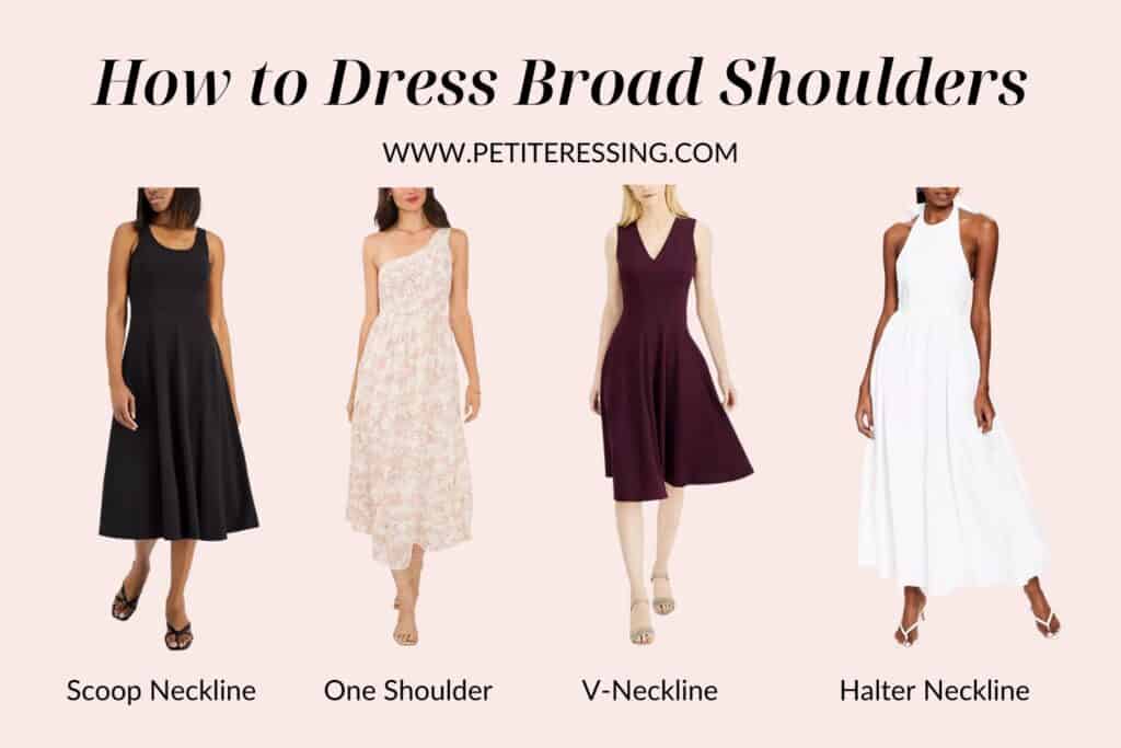 A Guide To Flattering Outfits For BroadShouldered Women Women