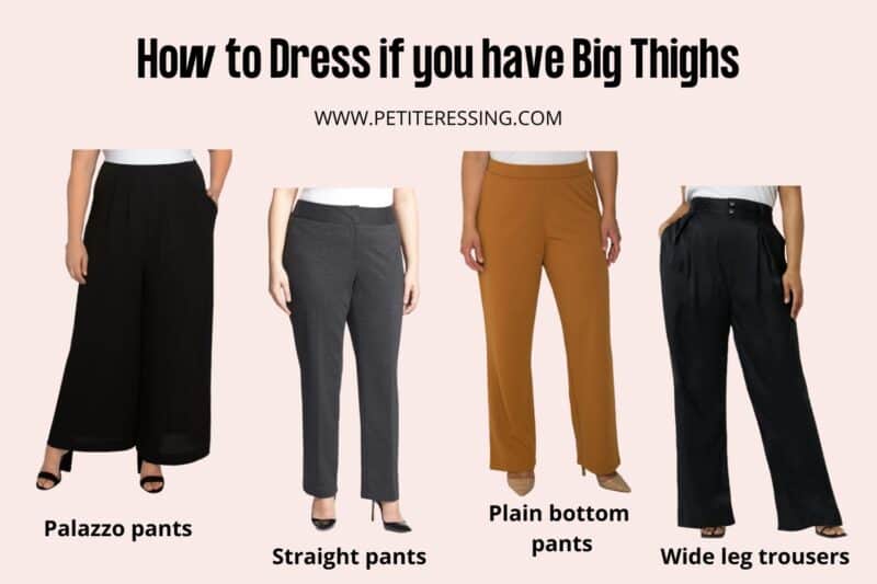 Flattering Trousers For Large Thighs How to Dress if you have Big Thighs (The Complete Guide)