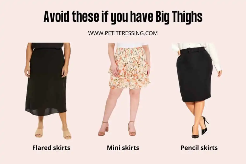 How to Dress if you have Big Thighs (The Complete Guide) - Petite Dressing