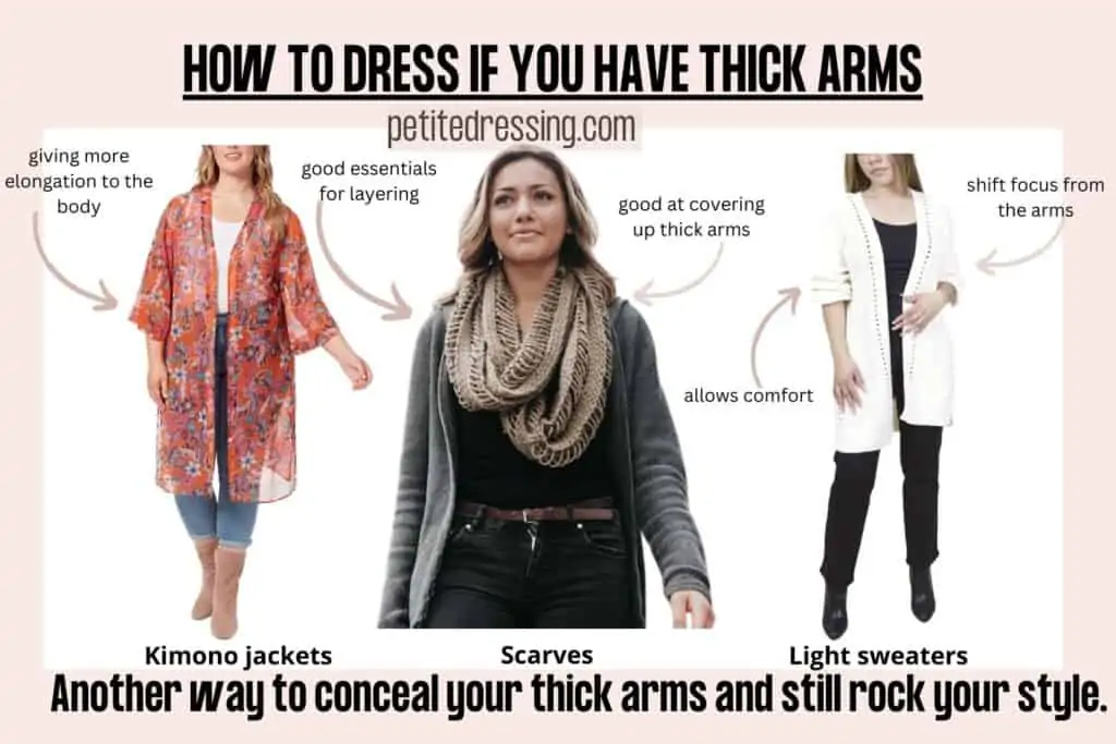 HOW TO DRESS THICK ARMS-LAYERING 1