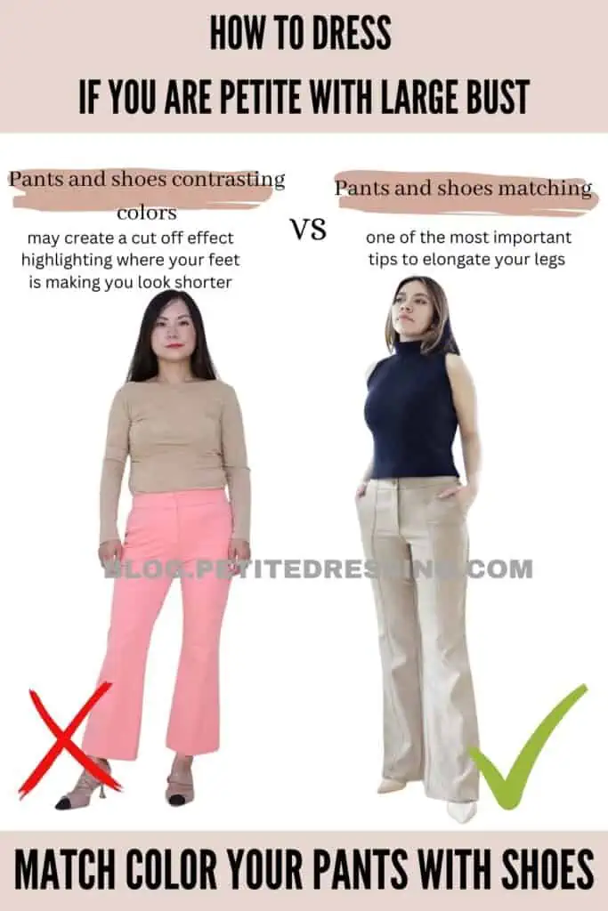 Match color your pants with shoes-1