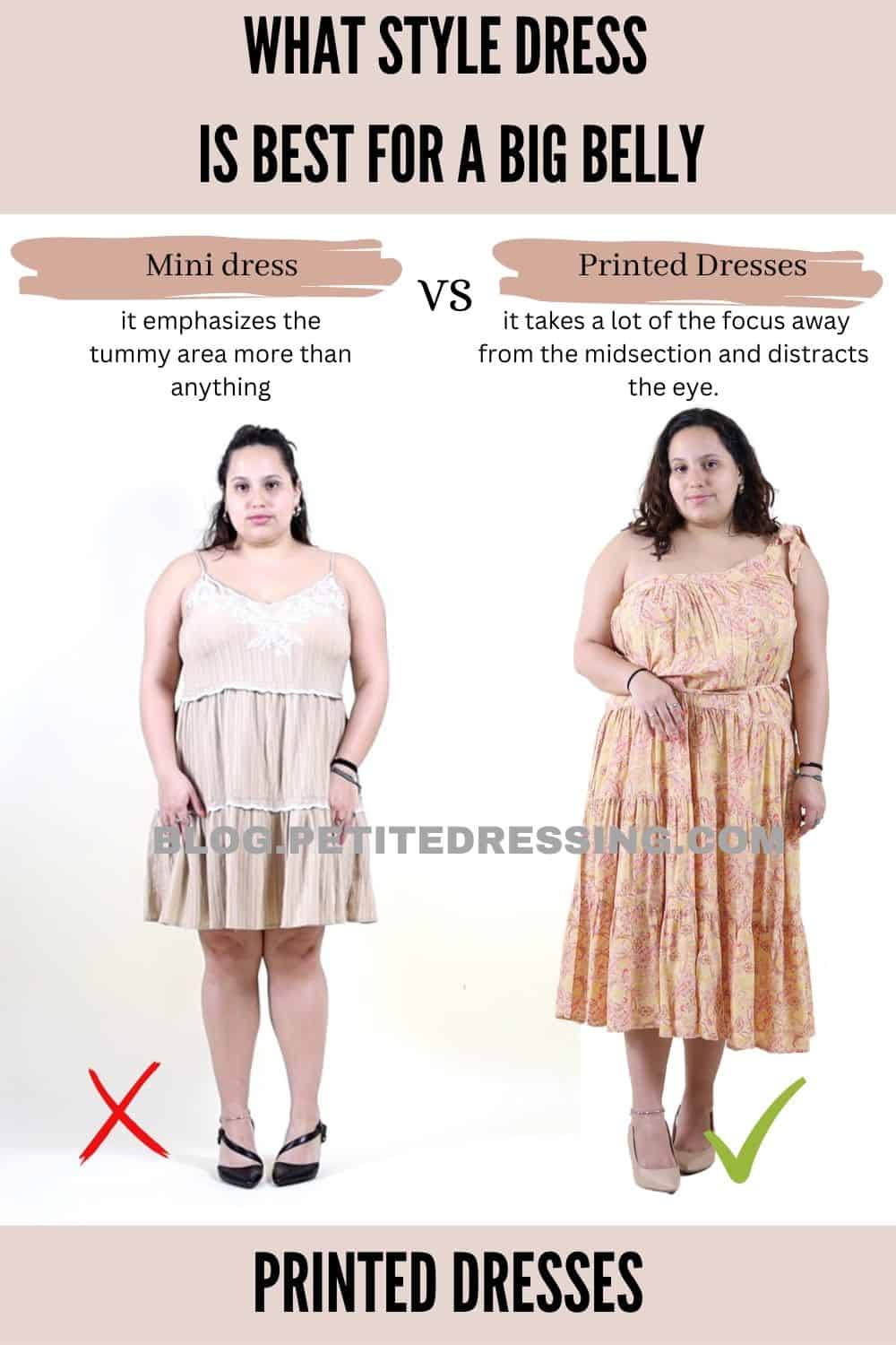 What Style Dress is Best for a Big Belly