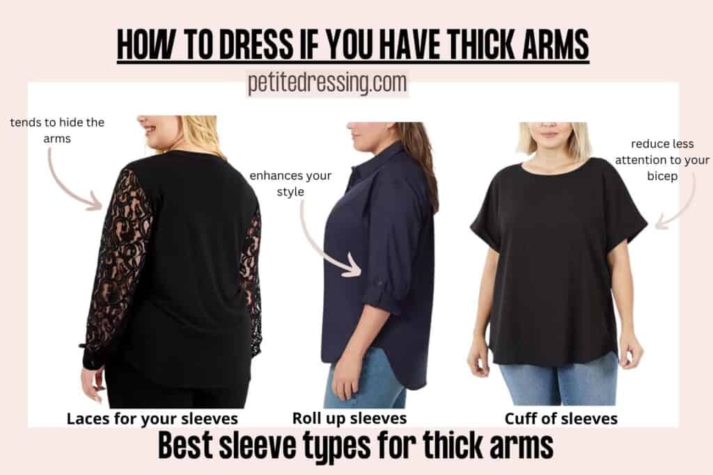 HOW TO DRESS THICK ARMS- SLEEVES 2