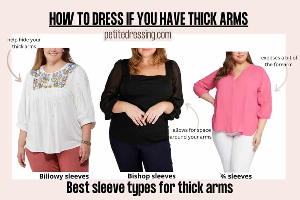 HOW TO DRESS THICK ARMS- SLEEVES 5
