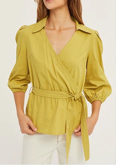 3/4 sleeve blouse