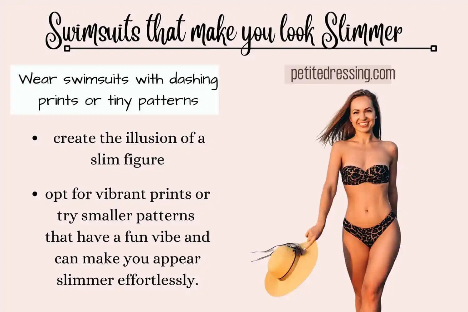 Swimwear that makes you look sales slimmer