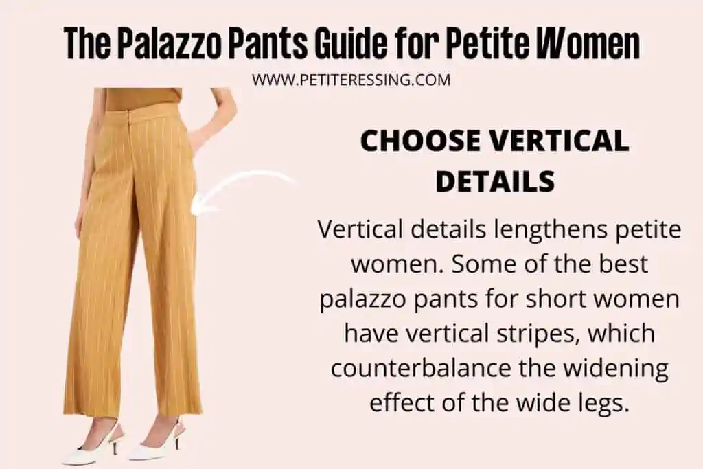 RPVATI Petite Palazzo Pants for Women Petite Length Loose Fit