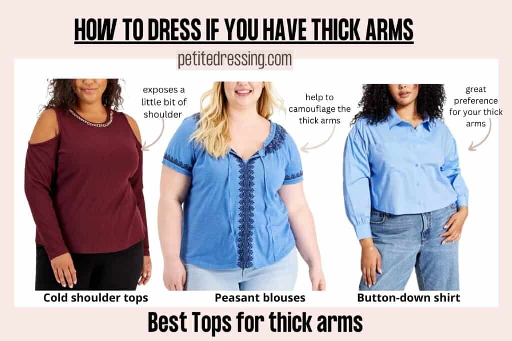 HOW TO DRESS THICK ARMS- TOPS-2