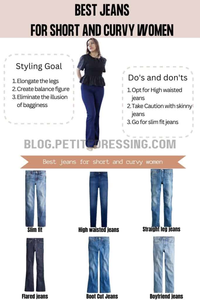The Jeans Guide for Short and Curvy Women