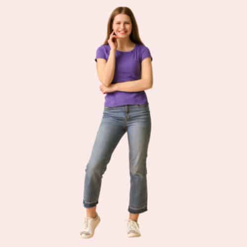 The Jeans Guide for Short and Curvy Women-cropped jeans