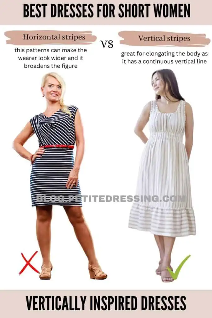 Vertically inspired dresses