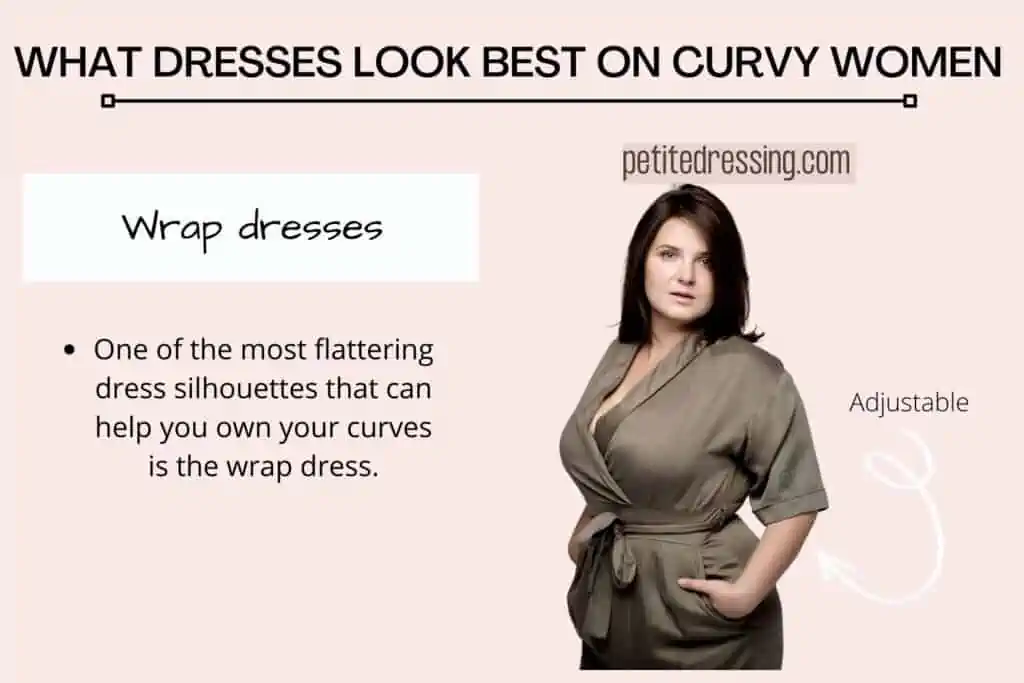 WHAT DRESSES LOOK BEST ON CURVY WOMEN-Wrap dresses