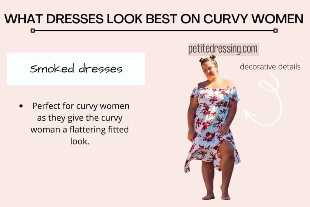WHAT DRESSES LOOK BEST ON CURVY WOMEN-smoked dresses