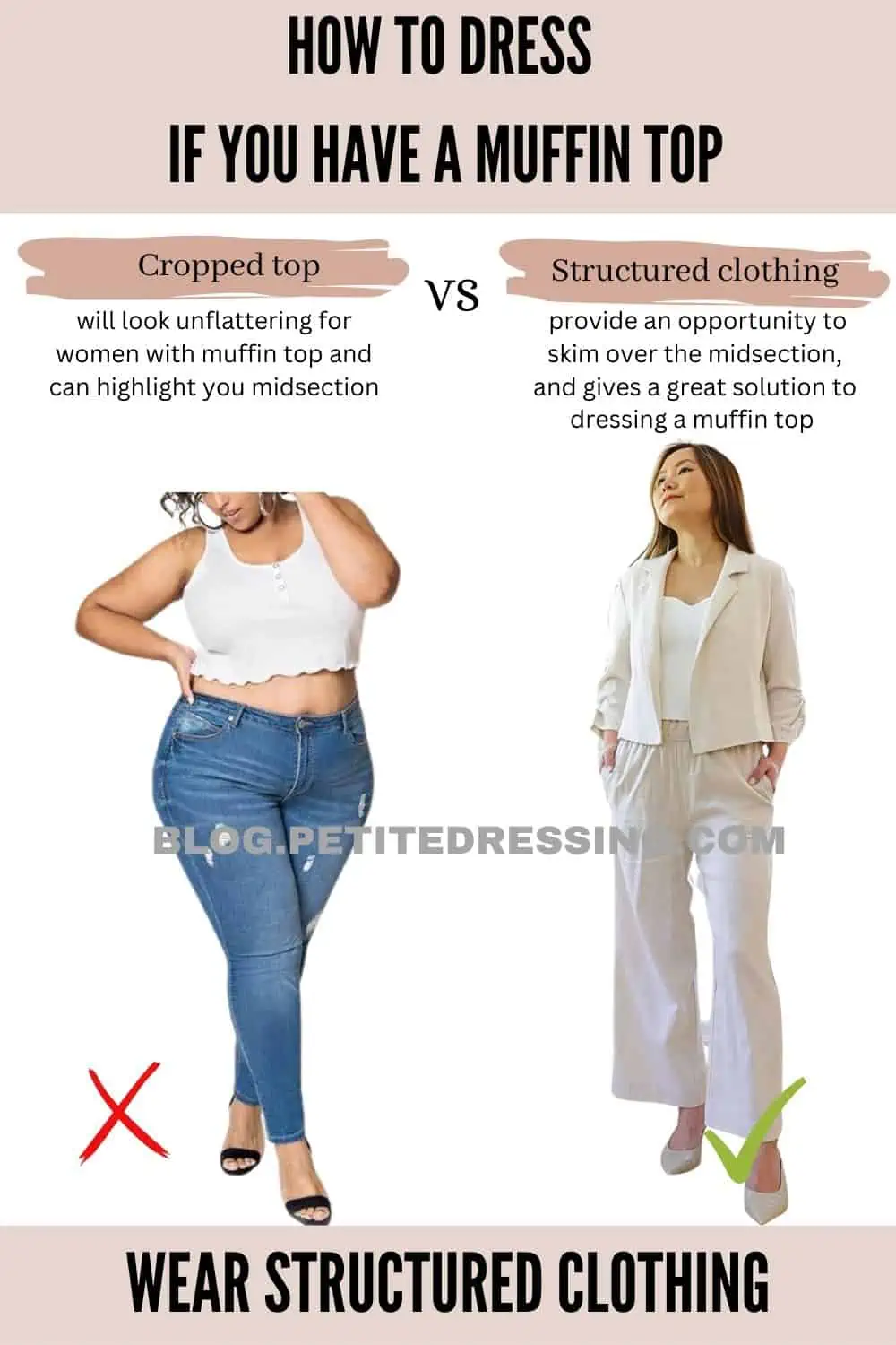 How to Dress if You Have a Muffin Top
