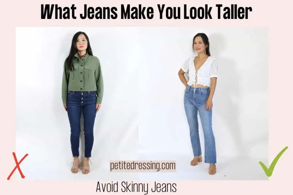 How to LOOK TALLER in Flared Jeans