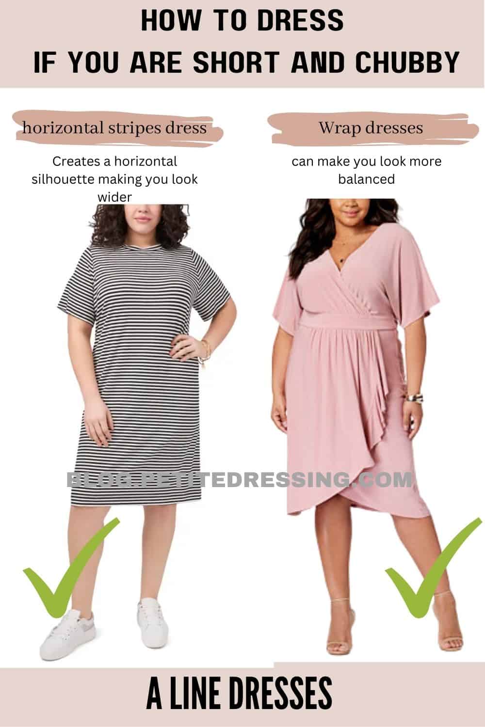 Ways Dress if you are Short and Chubby
