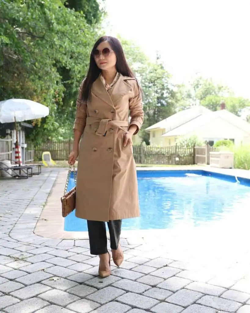 petite trench coat