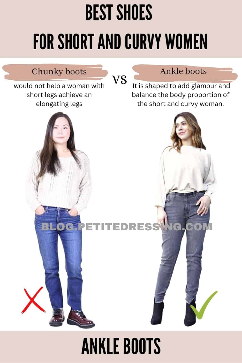 The Complete Shoe Guide for Short and Curvy Women