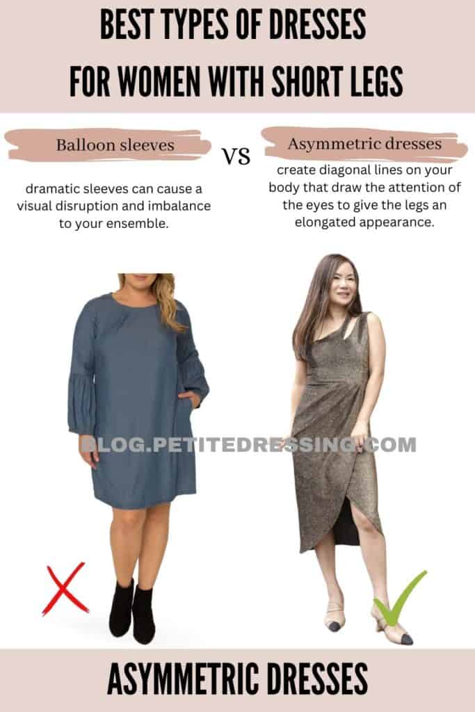 Asymmetric dresses