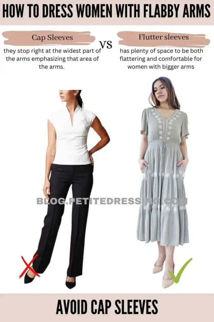 The Complete Styling Guide for Women with Flabby Arms - Petite Dressing