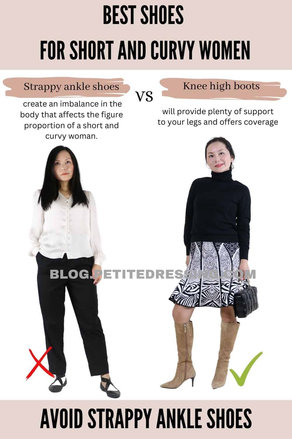 The Complete Shoe Guide for Short and Curvy Women