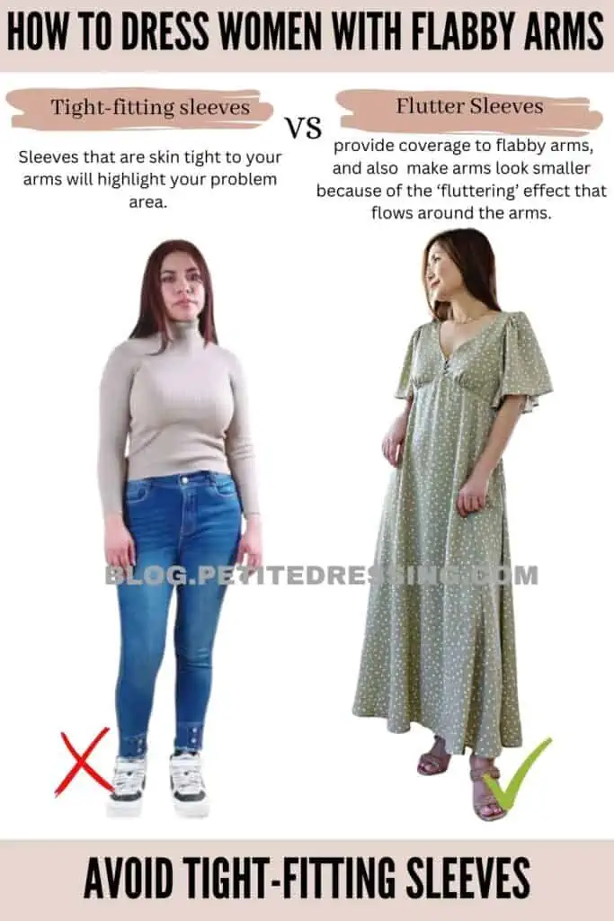 Avoid tight-fitting sleeves