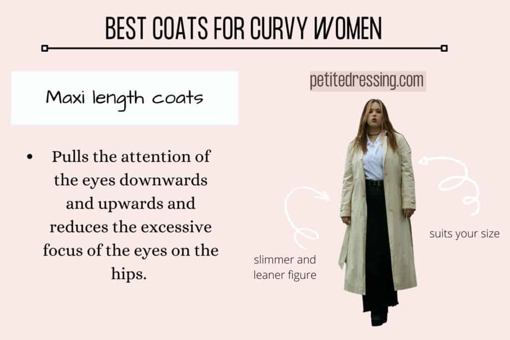 BEST COATS FOR CURVY WOMEN-Maxi length coats