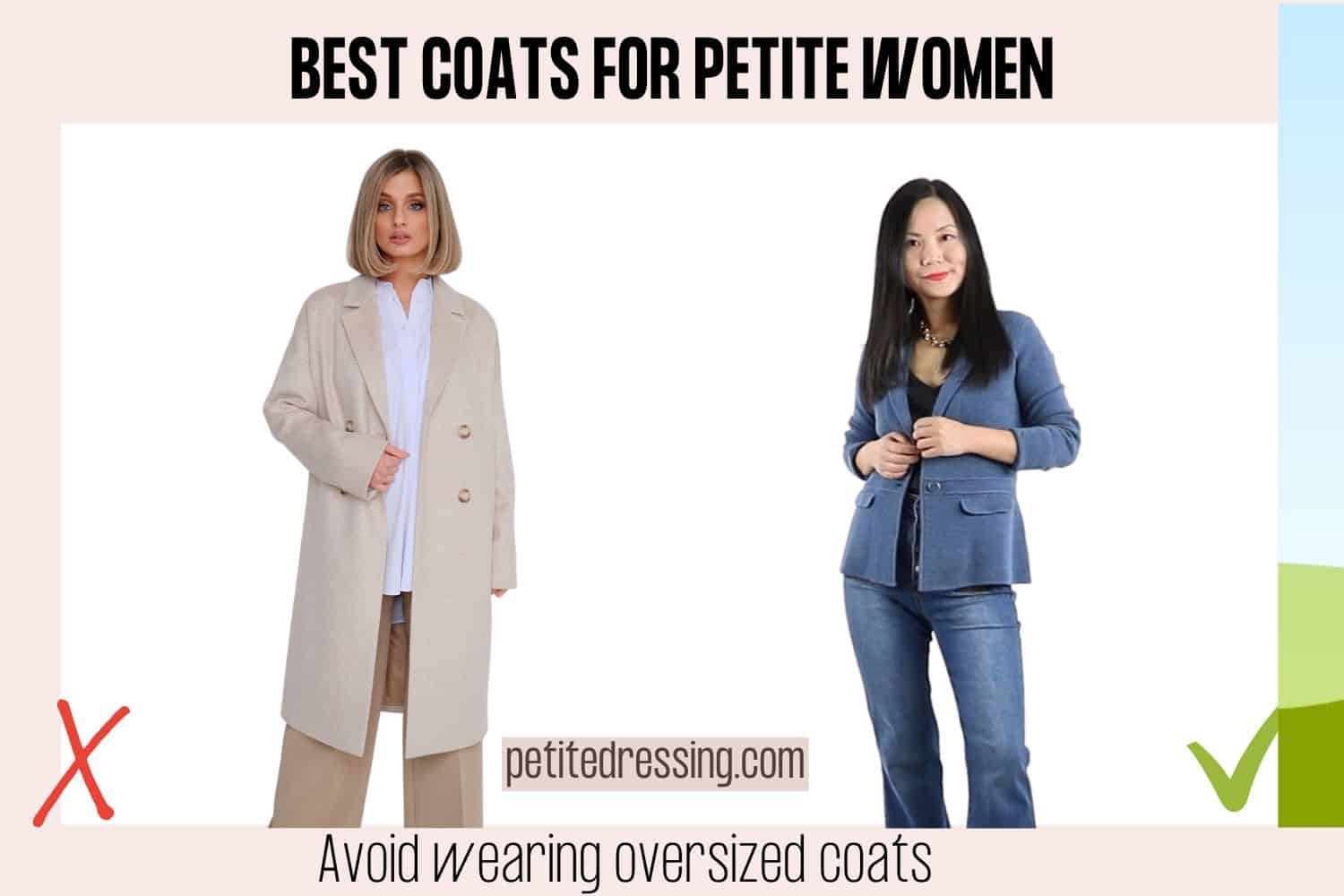 BEST-COATS-FOR-PETITE-WOMEN-Avoid-wearing-oversized-coats-1