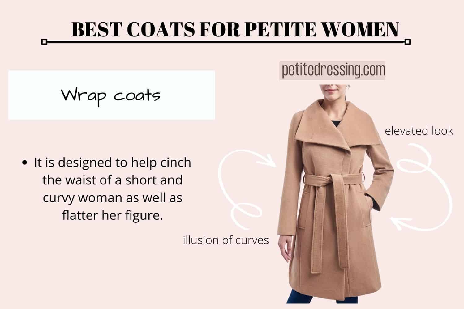 BEST COATS FOR PETITE WOMENWrap coats (1)