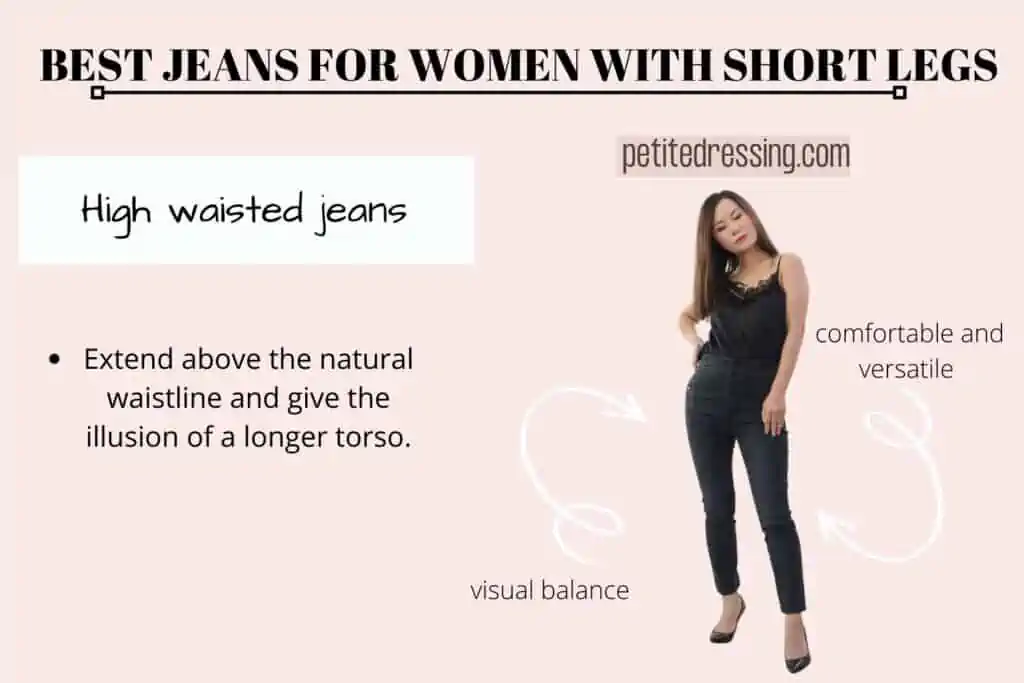 BEST JEANS FOR WOMEN WITH SHORT LEGS-High waisted jeans