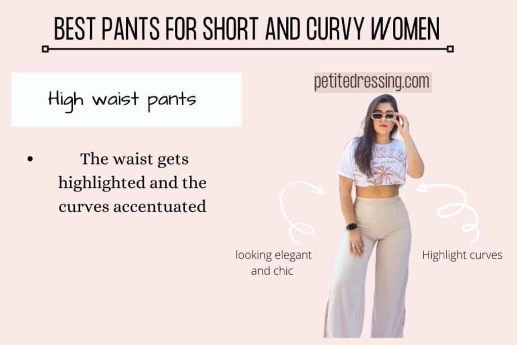 BEST PANTS FOR SHORT AND CURVY WOMEN-High waist pants1 (1)