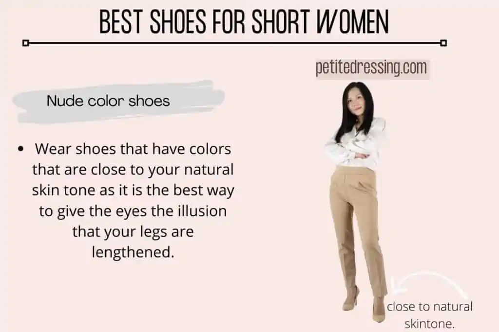 BEST SHOES FOR SHORT WOMEN-Nude color shoes