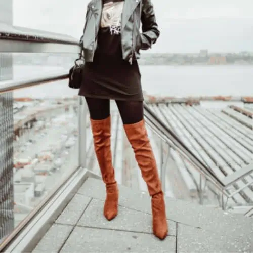 BEST SHOES FOR SHORT WOMEN-Over-the-knee boots