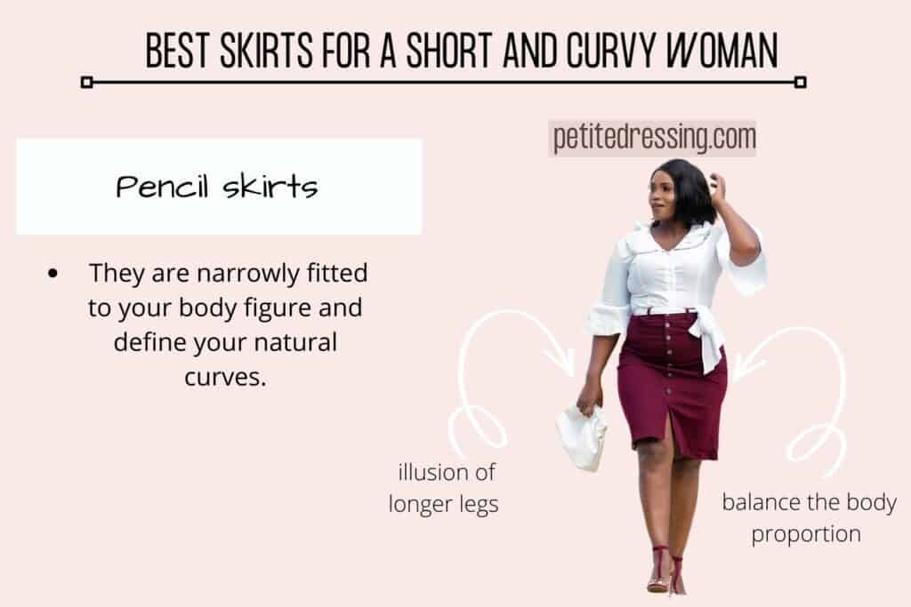 BEST SKIRTS FOR A SHORT AND CURVY WOMAN-Pencil skirts (1)