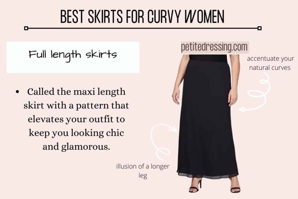 BEST SKIRTS FOR CURVY WOMEN-Full length skirts (1)