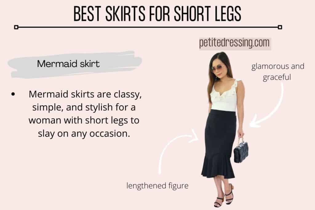 BEST SKIRTS FOR SHORT LEGS-Mermaid skirt