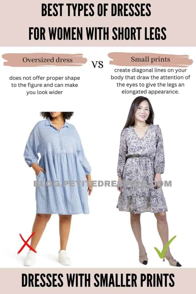 Dresses with smaller prints