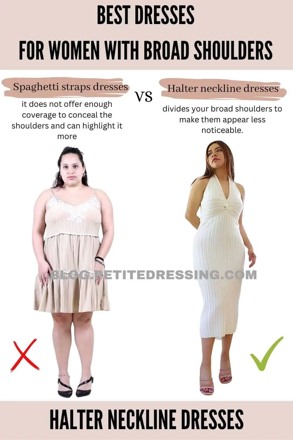 dresses for wide shoulders