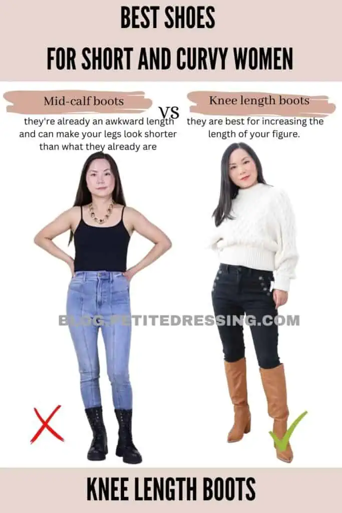 Knee length boots