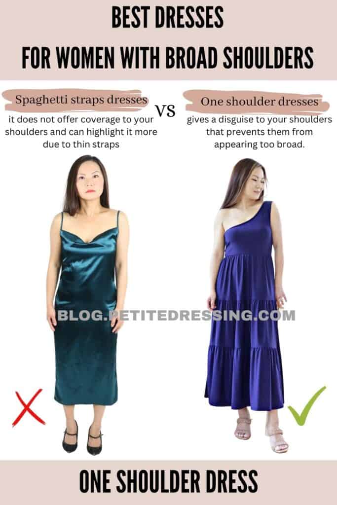 One shoulder dress