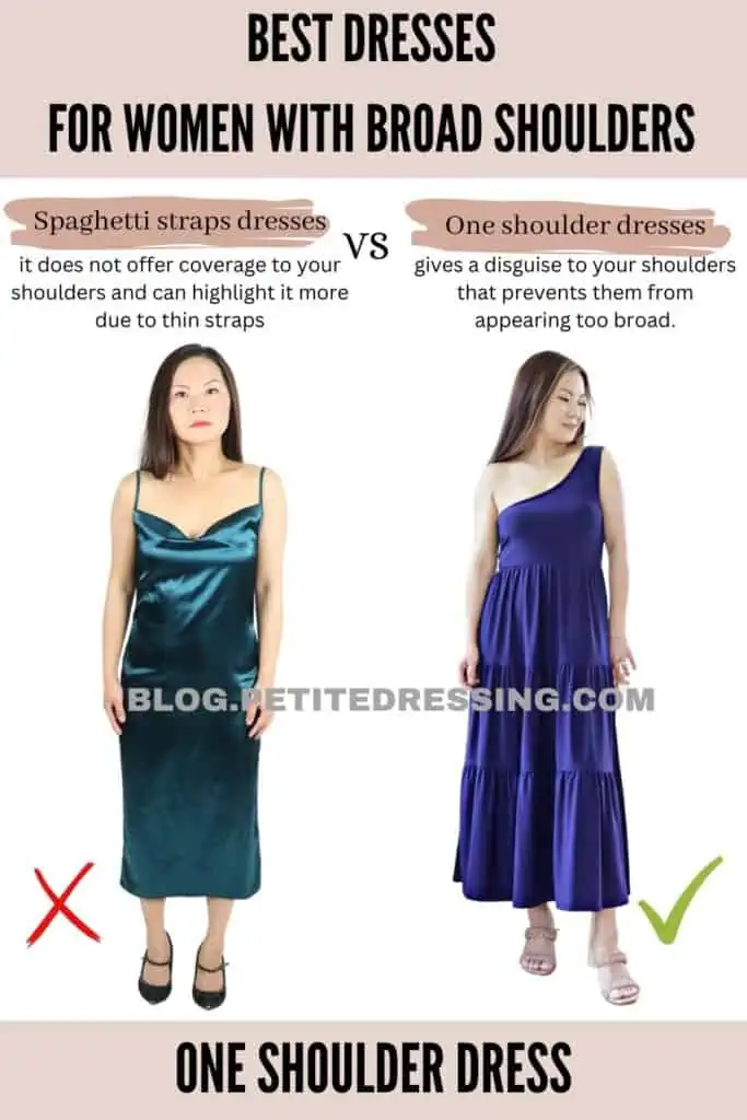 One shoulder dress