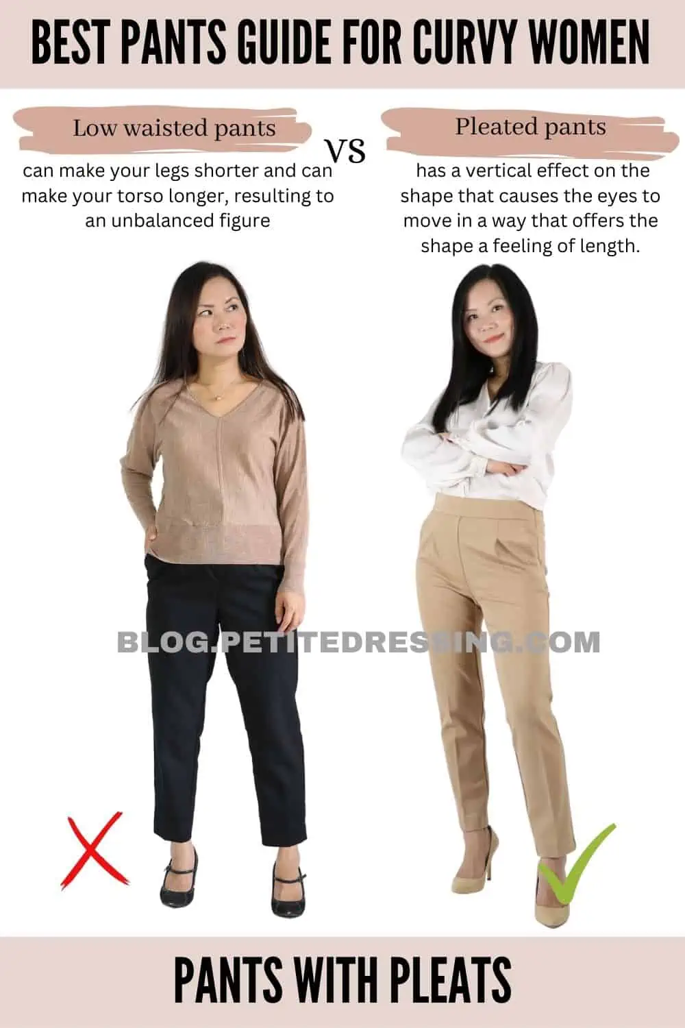 The Complete Pants Guide for Curvy Women - Petite Dressing