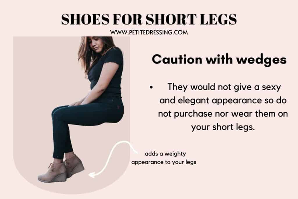 SHOES FOR SHORT LEGS-Caution with wedges